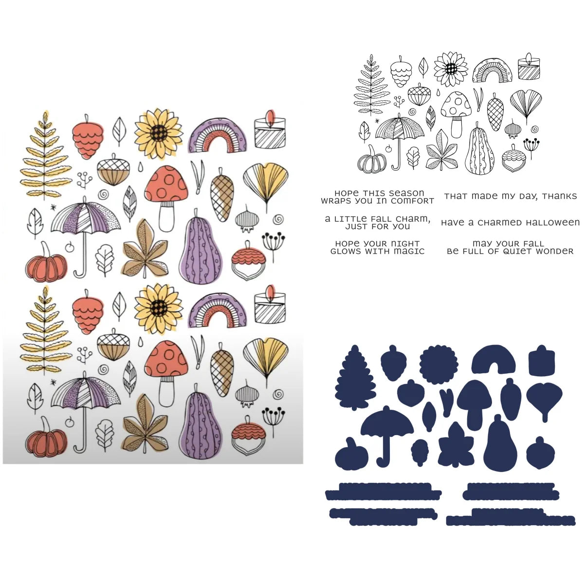 New Pumpkin ghost Acres Metal Cutting Dies Clear Stamps Gilded Weave Hot Foil Stencil Wax for DIY Making Card Craft Autumn 2025