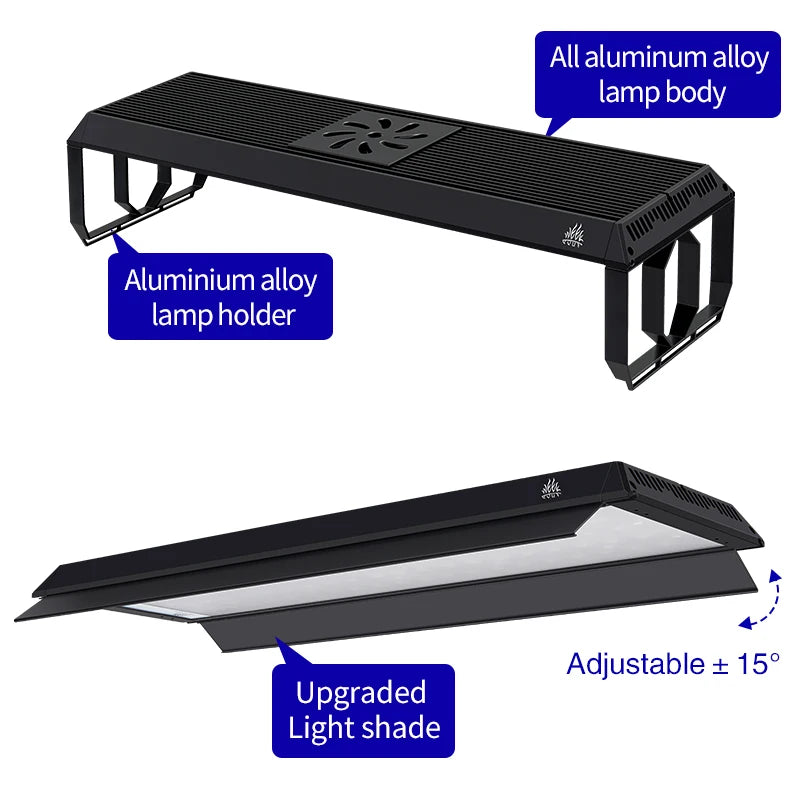 WEEK AQUA P PRO Smart LED Light P600/P900/P1200 - WiFi APP Control High Efficiency Full Spectrum for Freshwater Planted Aquarium