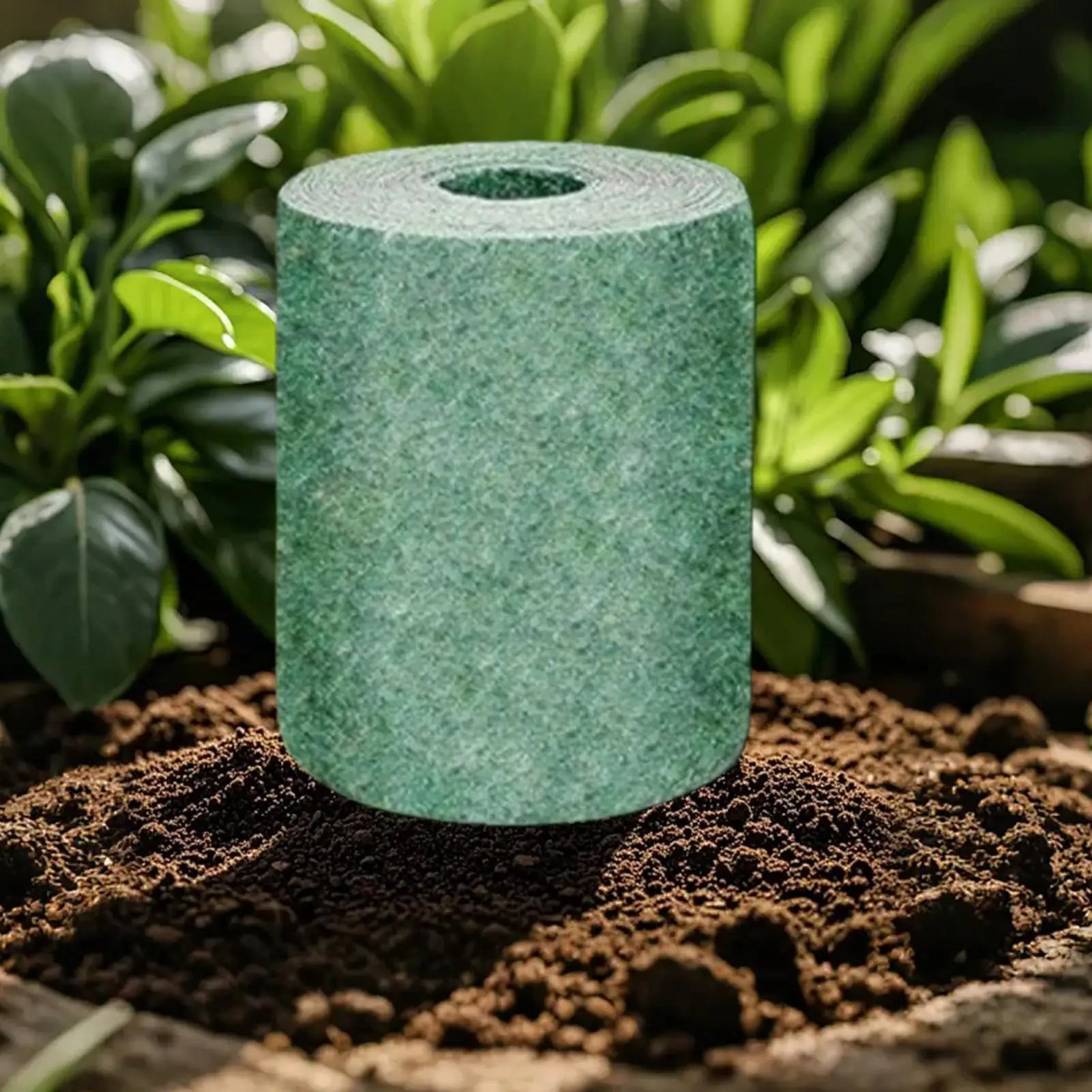 Grass Roll Gardening Sowing Pad 10x0.7 Ft Degradable Gardening Mat for Garden Patio Landscape Outdoor Greenhouse Flower Bed