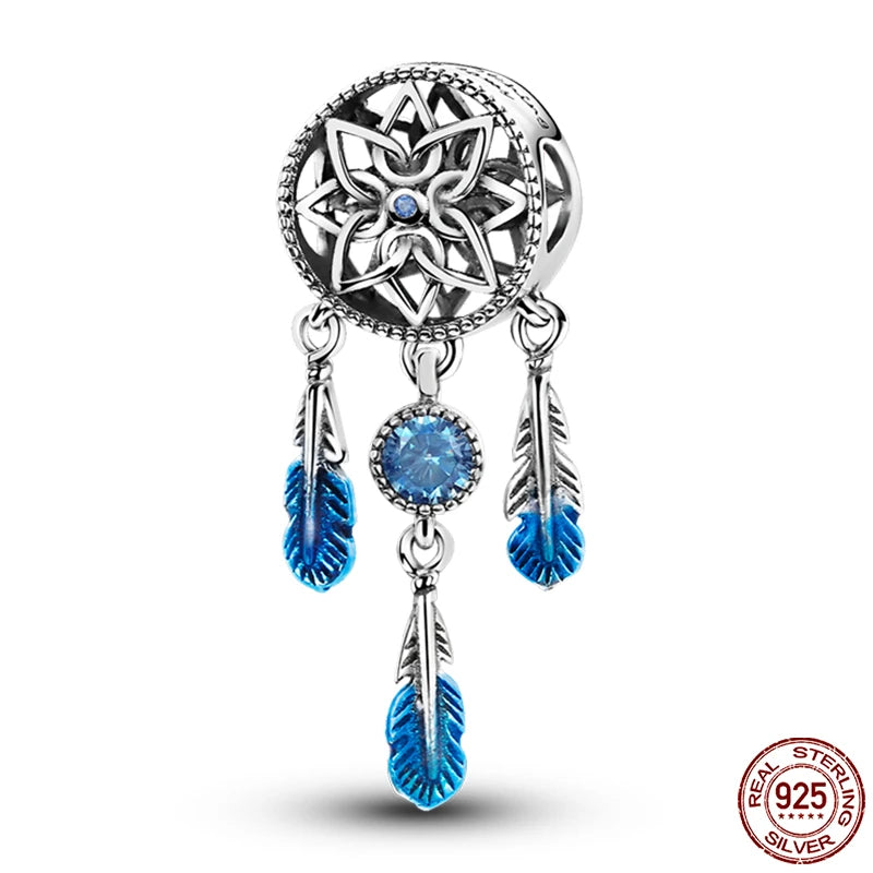 100% Real 925 Sterling Silver Classic Devil's Eye Charms Beads For Women Fit Original Qikaola Bracelets Fine DIY Jewelry Making