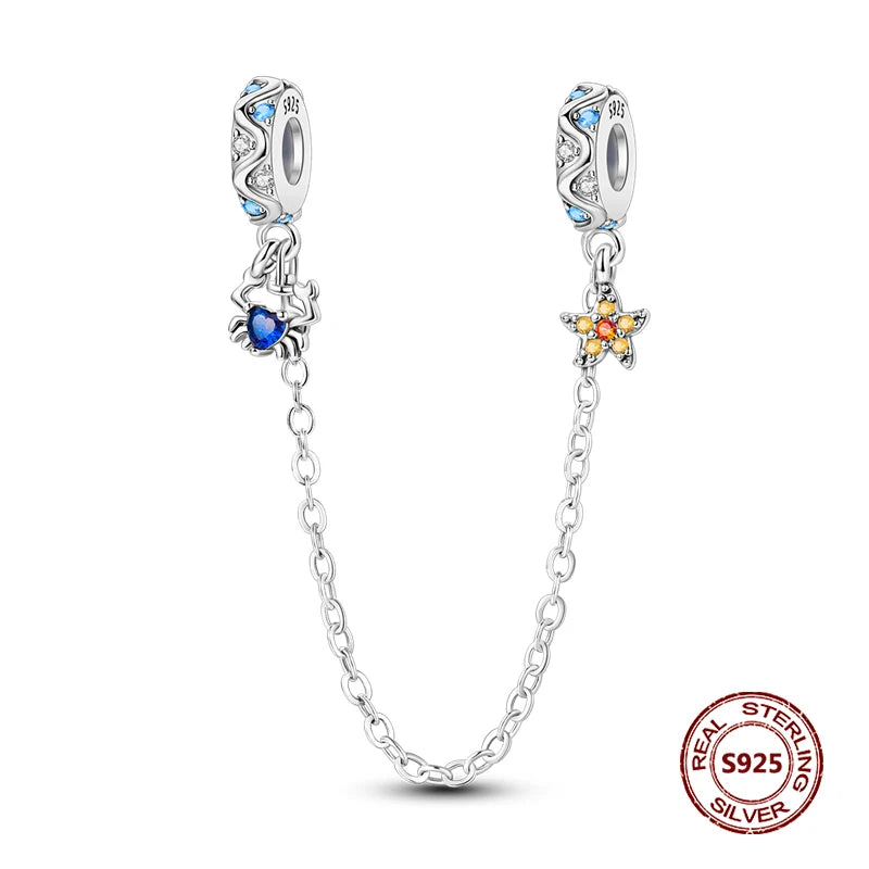 925 Sterling Silver Strawberry Turtle Owl Charm Beads Suitable For Original Bracelet Women DIY Jewelry Making Birthday Gifts