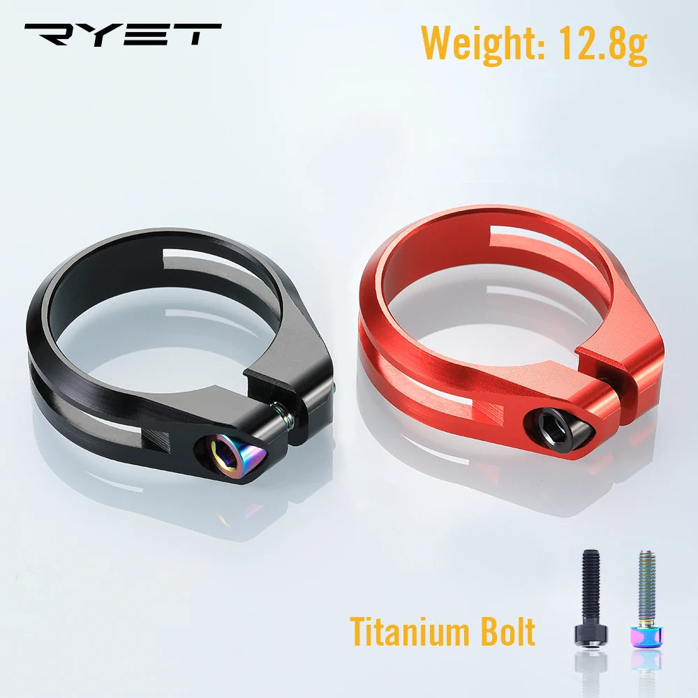 Bicycle Seat Post Clamp  Bike Parts CNC Aluminum Alloy Bicycle Seat Post Clamps for 27.2/30.8/31.6mm Cycling Product Accessories