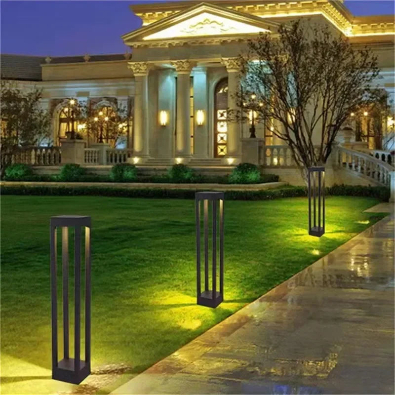 GISELLE Contemporary Outdoor Lawn Lamp LED Electric Waterproof Villa Garden Courtyard District Residential Quarters Lawn Lamp ﻿