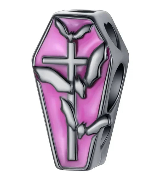 Original 925 Sterling Silver Halloween Charms Pumpkin Skull Witch Ghost Bead Earrings Pendant Fit Bracelet Necklace Jewelry