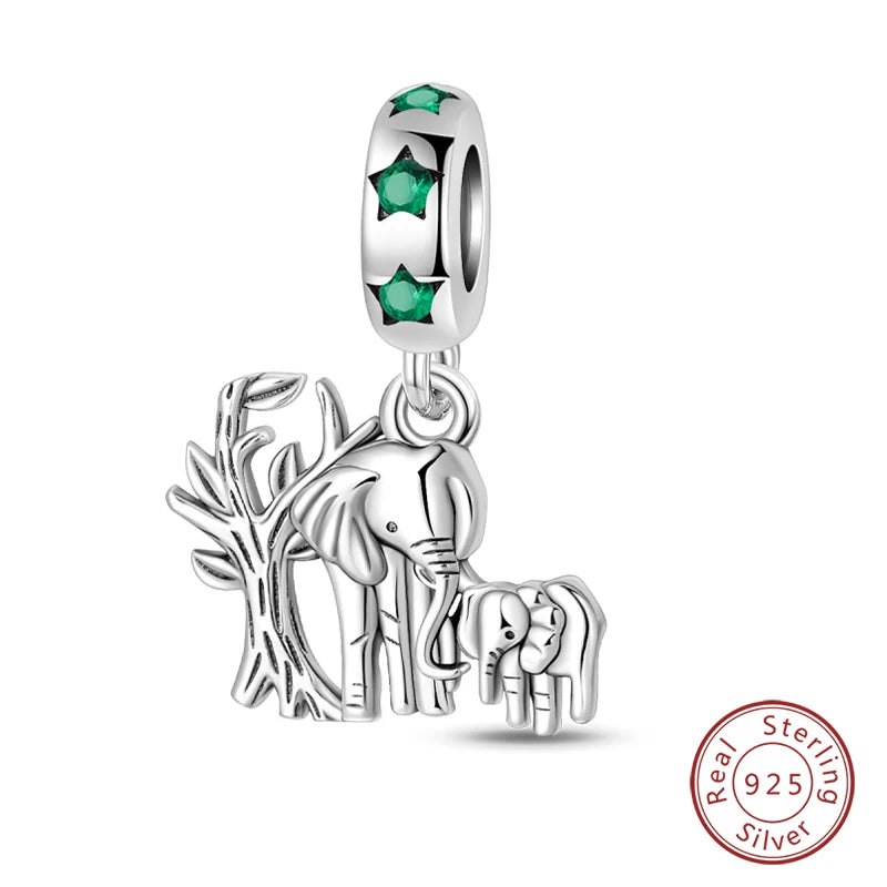 925 Silver Fashion Camera Coffee Cup Flower Charms Beads Fit Qikaola 925 Original Bracelet DIY Birthday Jewelry Making For Women