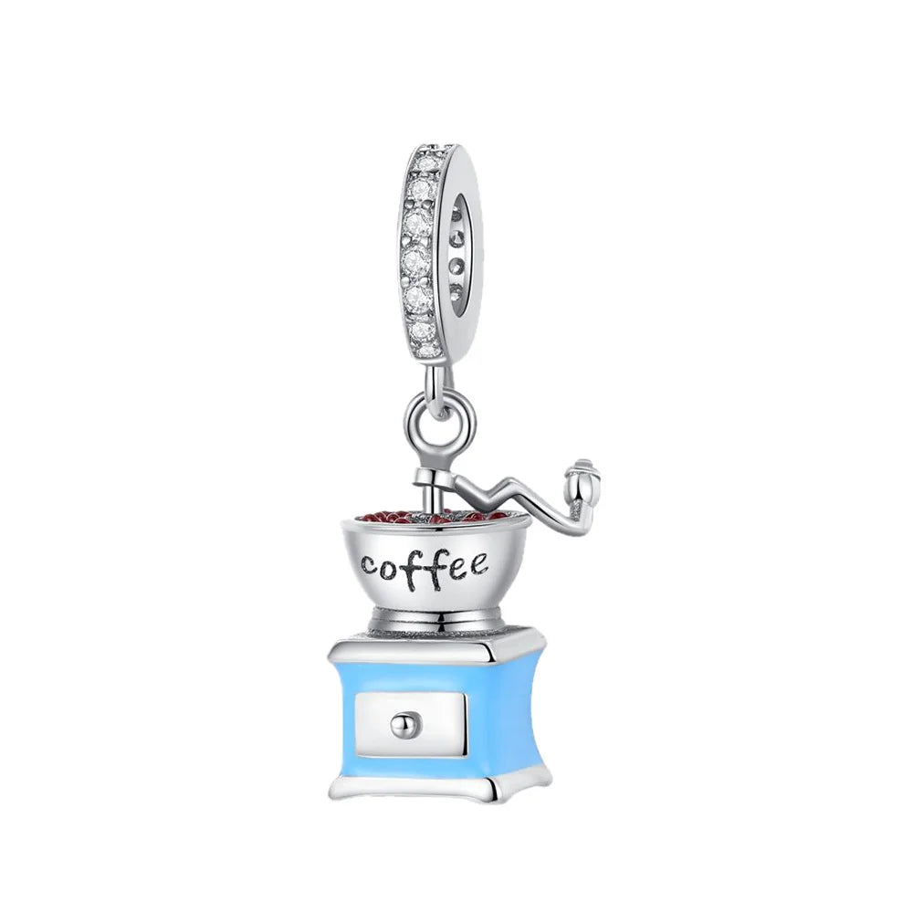 ZYWANY 925 Sterling Silver Coffee Bead Fit Bracelet Diy Bead Women Fashion Jewelry Classic Cup Charm Daily Wear Dangle Pendant