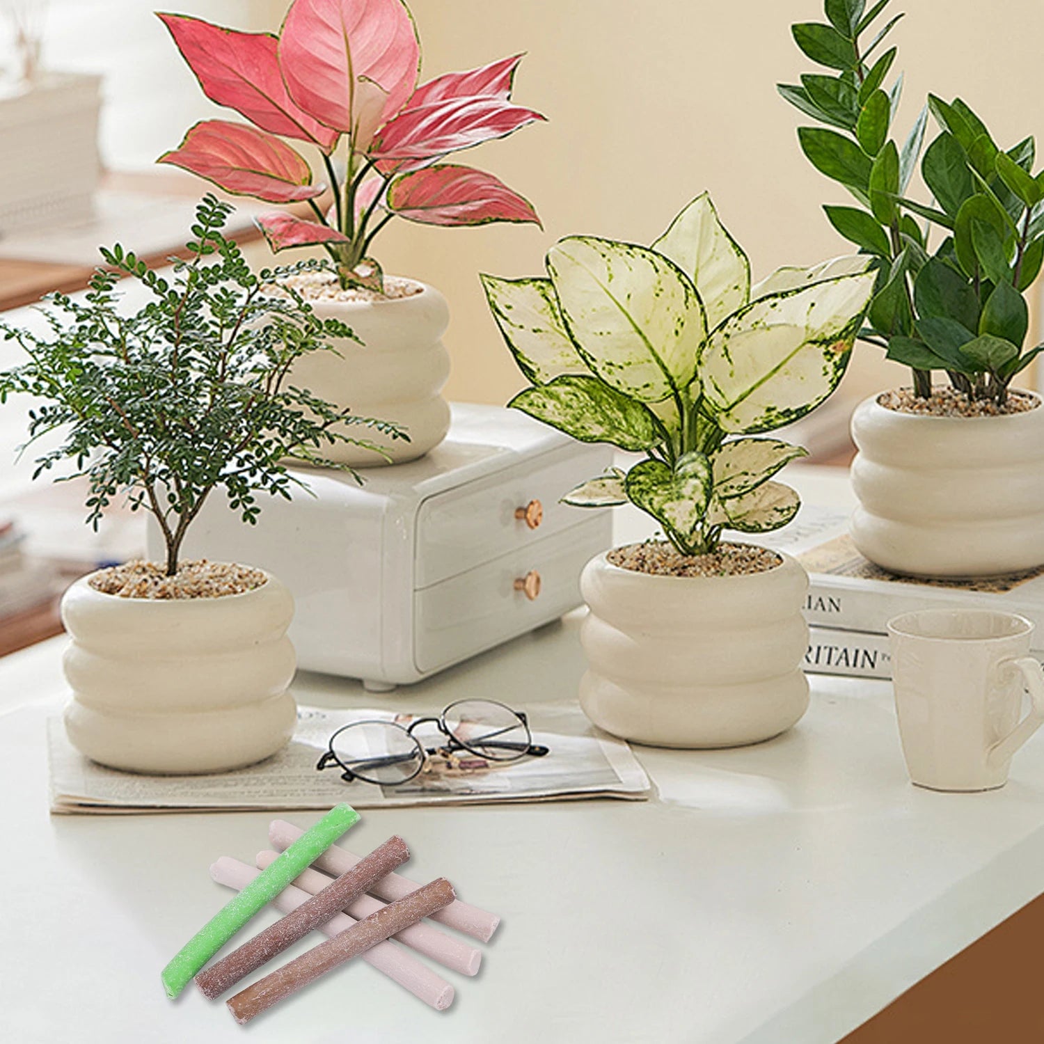 Plant Nutrition Bars Healthy Growth of Plant Fruit Vegetables Compound Fertilizer Nitrogen Phosphorus Potassium Garden Accessory