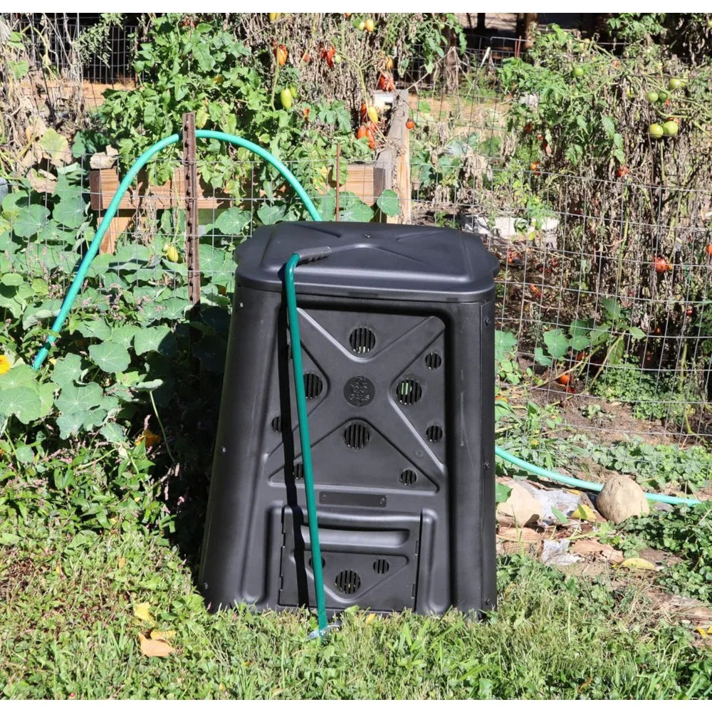 Hot Sale. Compost Bin and Compost Turning Tool Combo Set Convenient snap on lid Heavy duty construction Fast  delivery