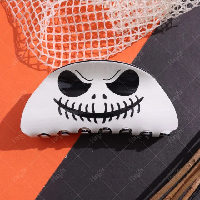 HANGZHI Dark Dragonfly Bat Spider Web Hair Clips Horror Exaggerates Halloween Hair Accessories for Women Kid New Funny Hairpin