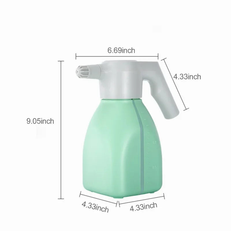 Garden Watering Can 1.5L Electric Automatic Plant Sprayer Bottle for Gardening