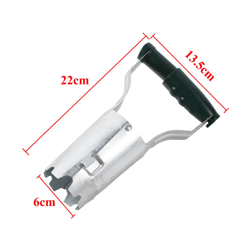 Garden Agriculture Transplant Tool Cylinder Planter Plant Flower Puller Cultivation Tool Garden Bulb Planter with Depth Mark