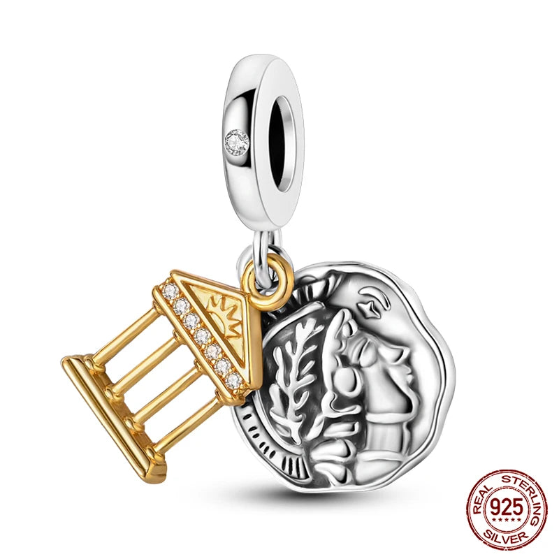 Luminous Bulb Charms Fit Qikaola Original Bracelet 925 Sterling Silver Colorful Balloon House Tram Charms Beads DIY Jewelry Gift