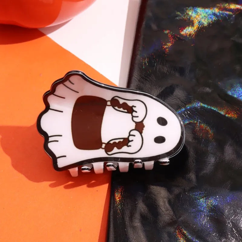 HANGZHI Dark Dragonfly Bat Spider Web Hair Clips Horror Exaggerates Halloween Hair Accessories for Women Kid New Funny Hairpin