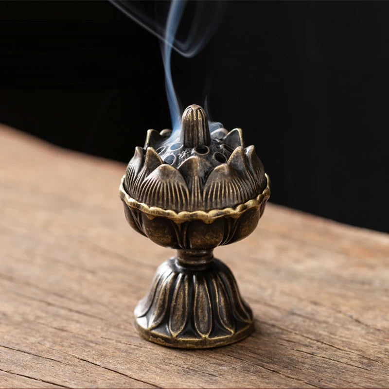 1PC Pure Natural Small Plate Fragrant Mini Incense Tablets Alloy Incense Burner Goose Pear Tent Fragrance Disk Incense Household