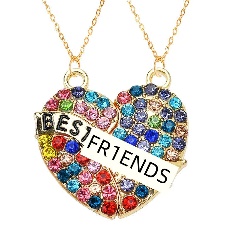 Good Friend Magnetic Kids Girlfriends Student Pair Necklace