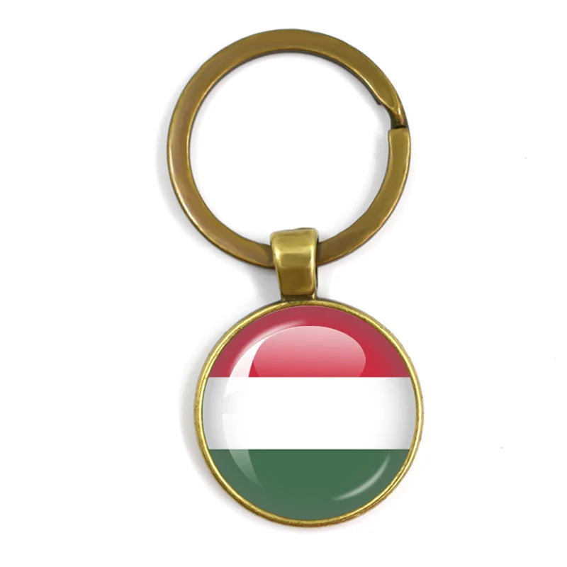 European National Flags, Albania, Andorra, Belarus, Belgium, Bosnia and Herzegovina, Bulgaria, Croatia, Popular Key Chain