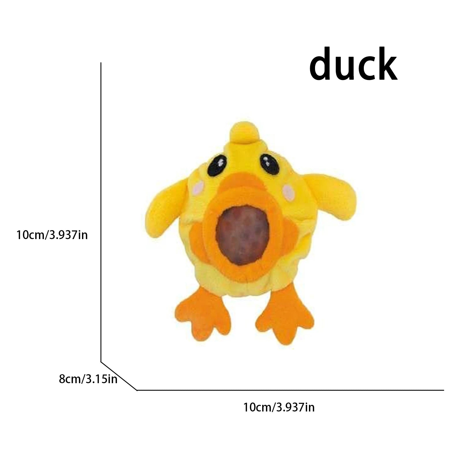 Plush Doll Pinch Fun Toy Creative Unique Stress Relieving Toy Pinch Ball Small Monster Gift