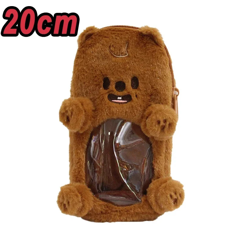 Kpop SKZOO Pencil Case Plush Stay Kids Keychain Plush Kpop Plush Toy Seoul FM Week Cloak Doll Magic School Kid Fan Birthday Gift