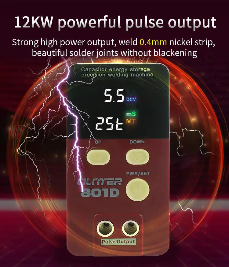 Glitter 801D   Energy storage Inverter spot welder power battery spot welder