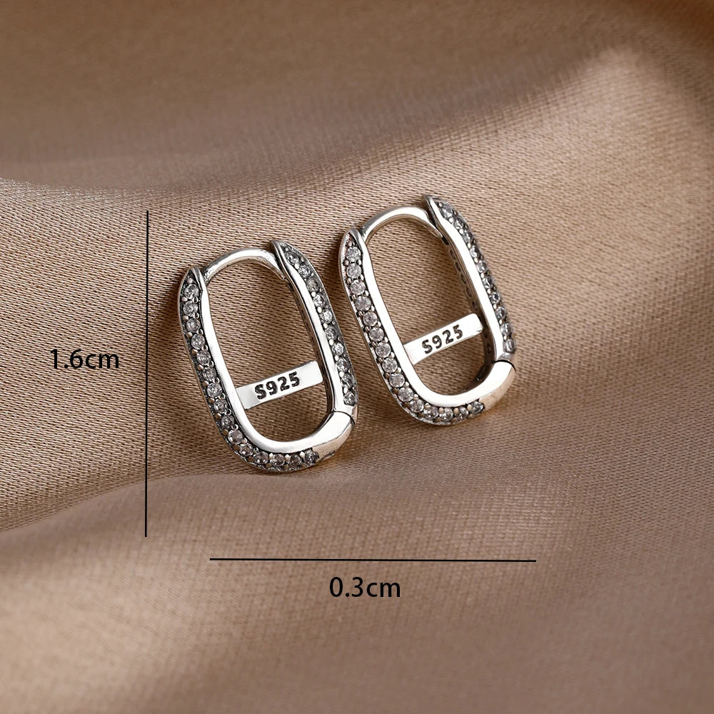 2025 New 925  silver earrings with sparkling red heart and pink bow earrings that fit original women's jewelry DIY birthday gift