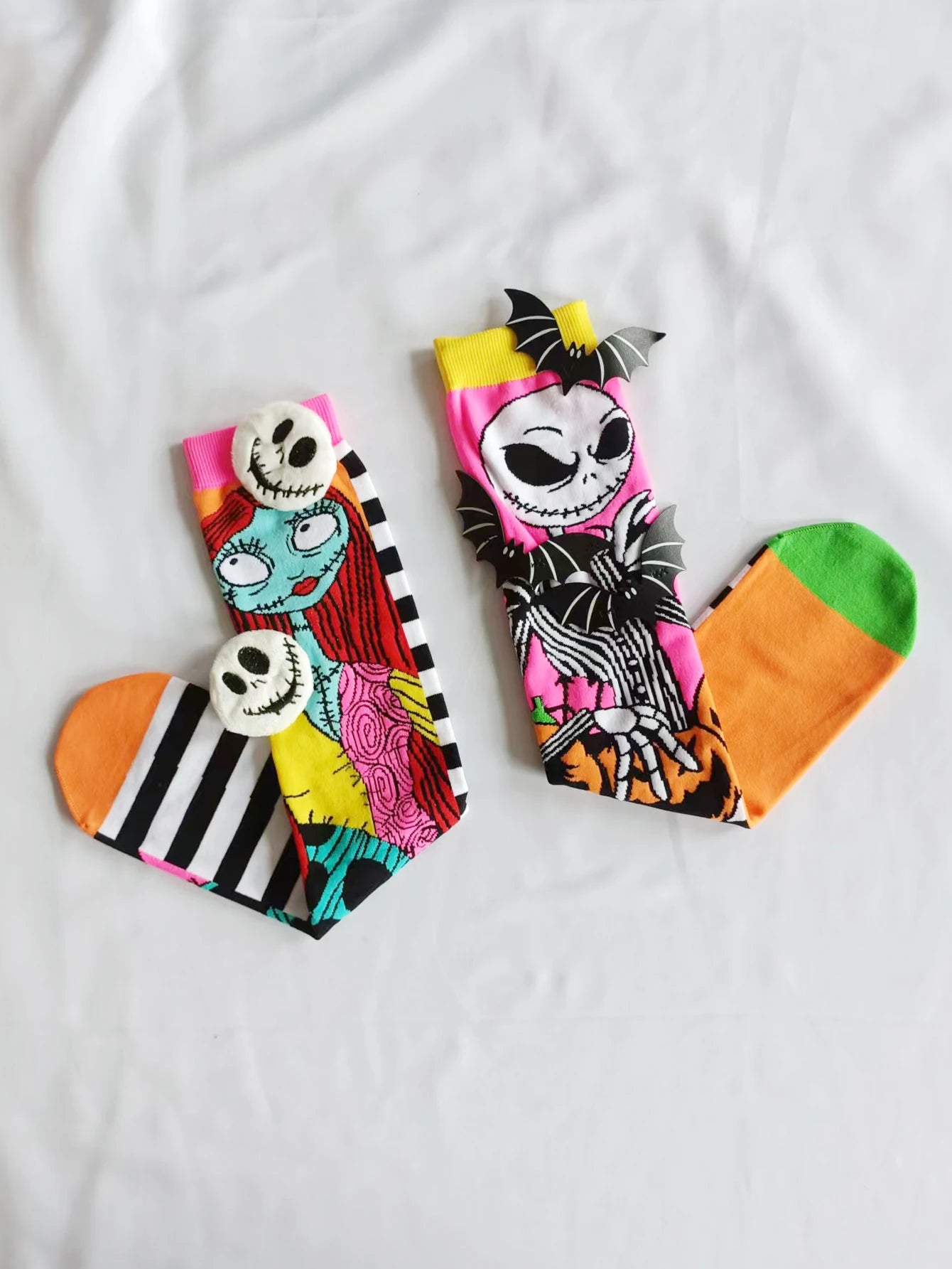 1 Pair of Creative and Personalized Halloween Children's Socks Versatile Socks for Both Boys and Girls, Suitable for All Seasons