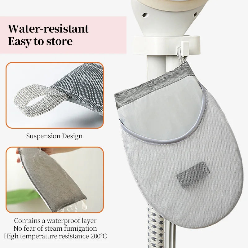 Handheld Mini Heat Resistant Ironing Pad Board Small Home Ironing Gloves Hanging Ironing Machine Steamer Ironing Gloves