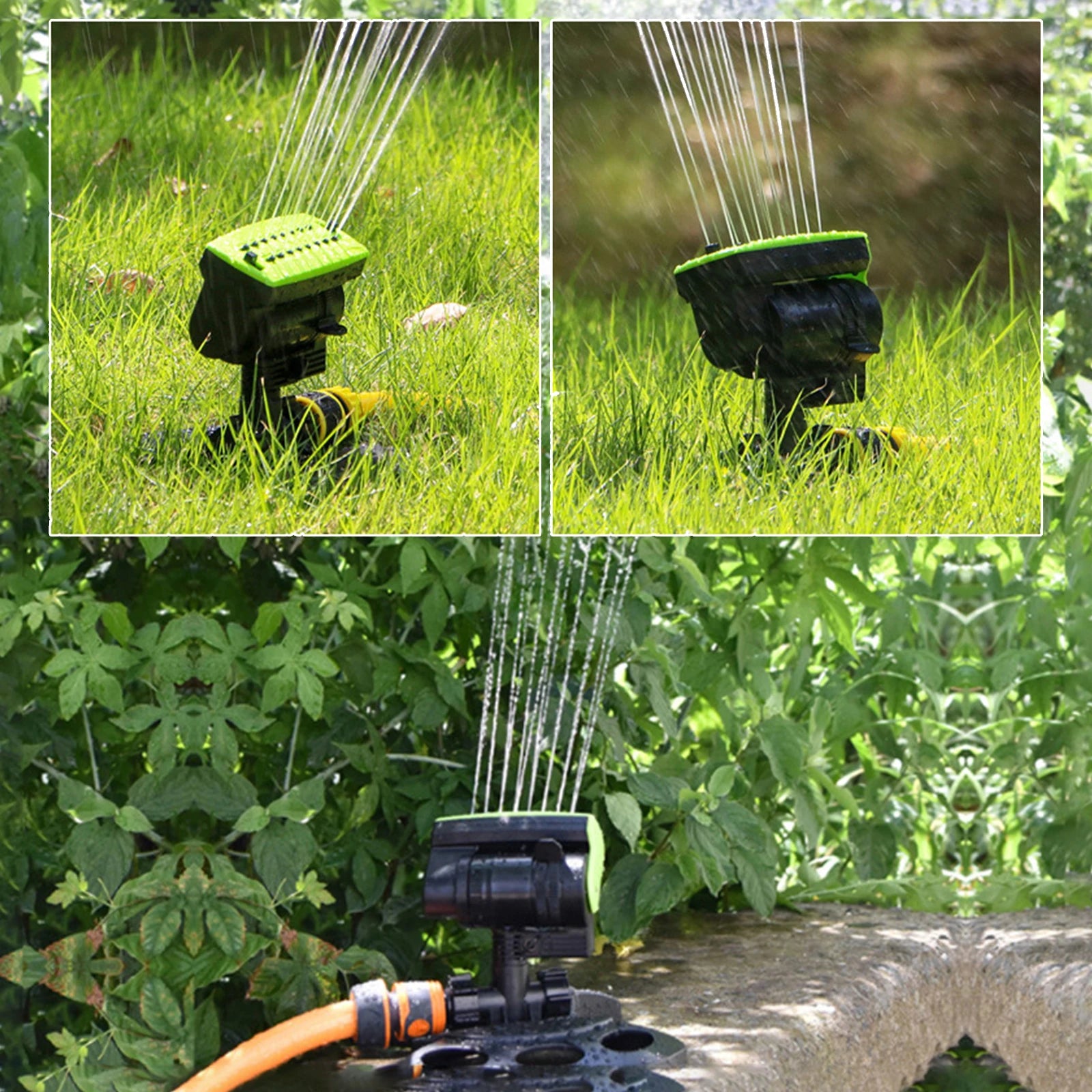 Garden Sprinkler Large Coverage Lawn Sprinkler Irrigation System Outdoor Garden Patio Courtyard Water Sprayer Gardening Watering