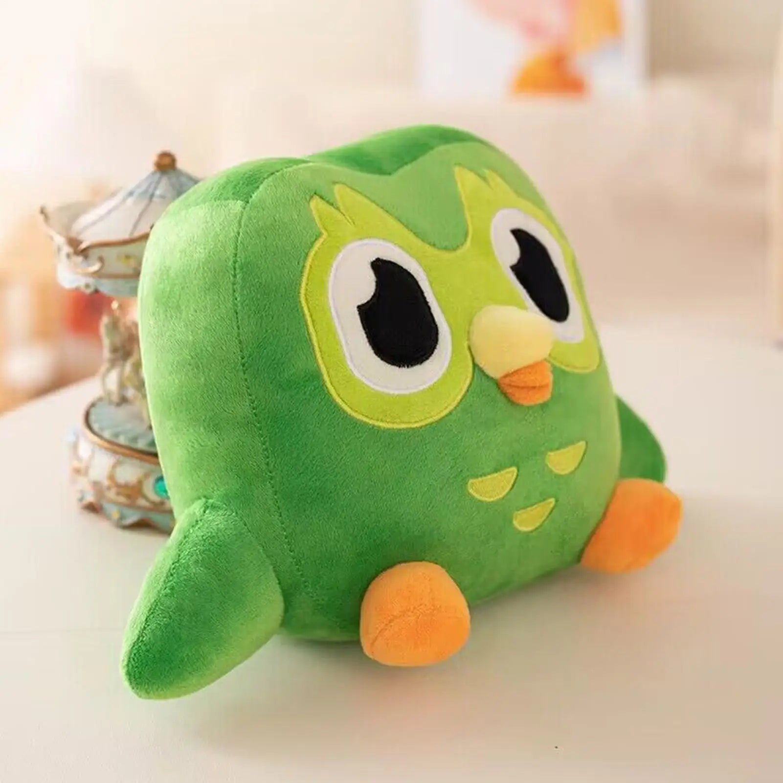 Duolingo DuoPlush Officially Licensed Reminder to Do Your Daily Lesson Premium Plushie FeatherGreen 8.5 Inch