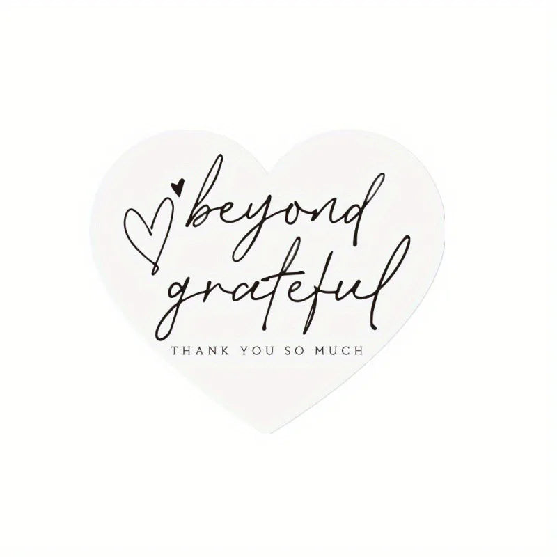 30/50Pcs 5 StylesPink Heart Shaped Thank You Tags - 'Thank You for Supporting My Small Business' Paper Gift Greeting Cards