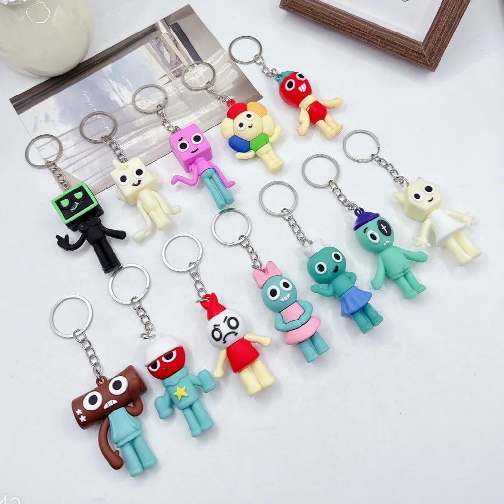 New Classic Game Dandy's World Plush Scraps World keychain by Dandy Backpack pendant Jewelry party gifts