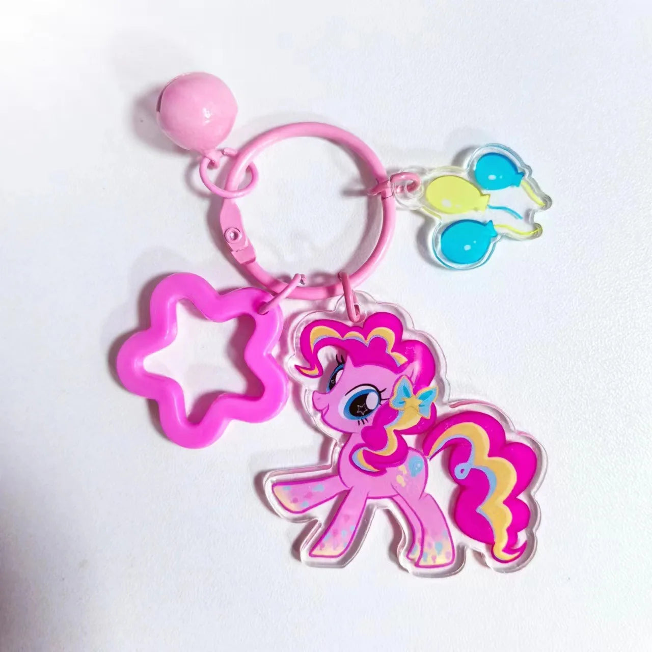 Anime Kawaii My Little Pony Keychain Unicorn Key Ring Fashion Car Keys Chain Girls Backpack Pendant New Bags Decor Toys Gift