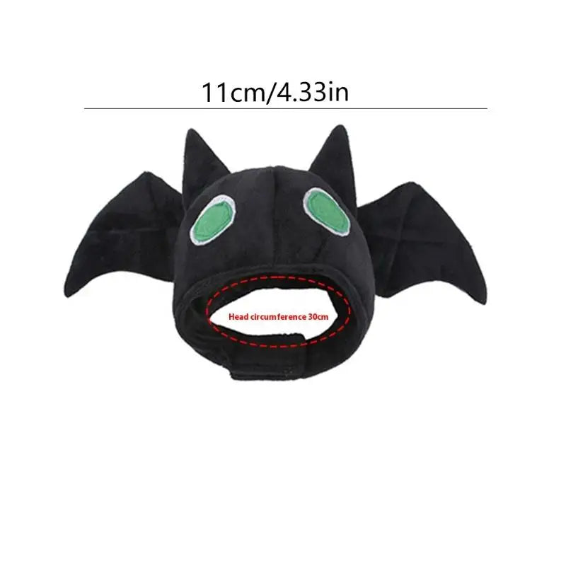 1Pcs Cute Pet Halloween Dog Cat Costume Small Dogs Cat Cosplay Bat Pumpkin Headgear Hat Pet Supplies