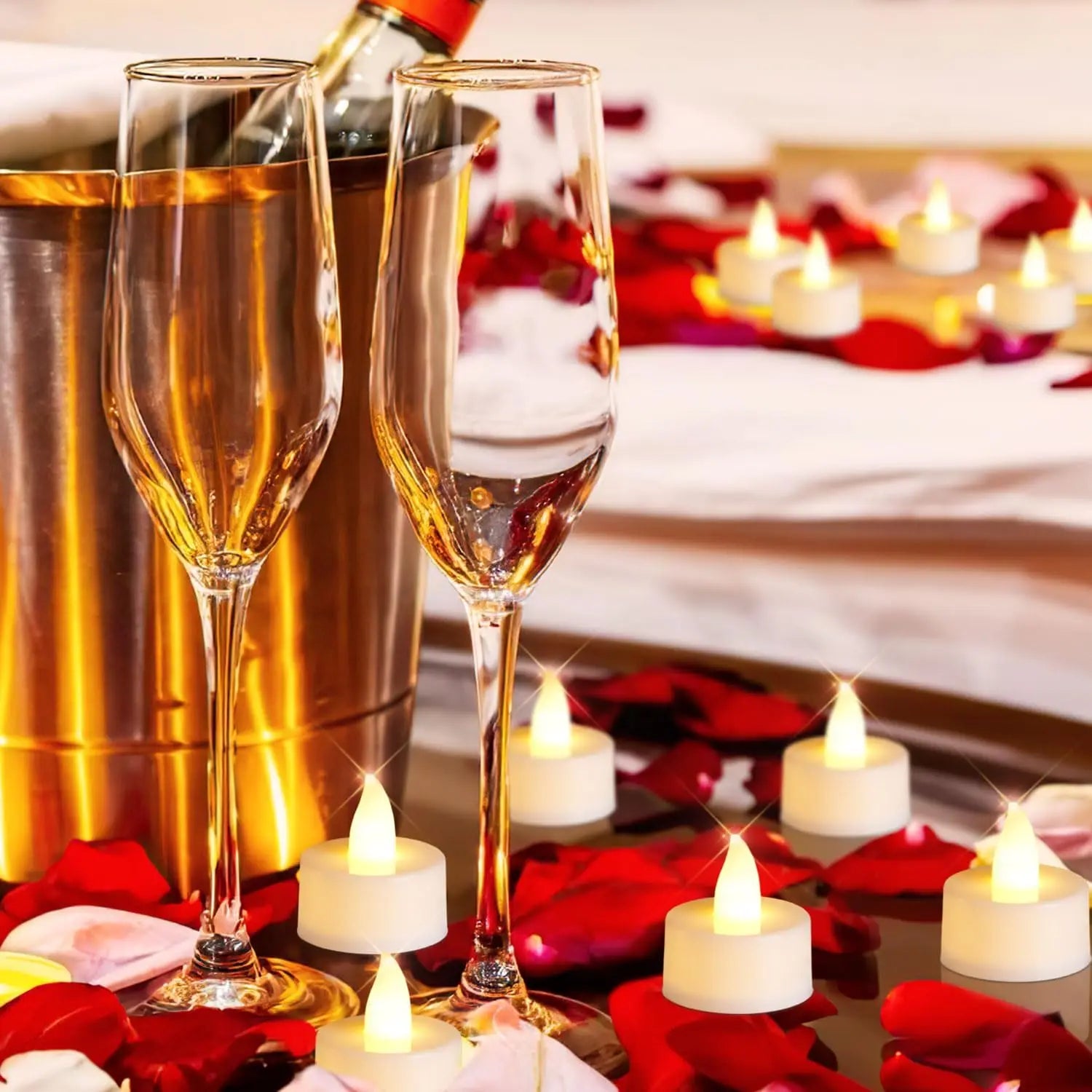 Flameless LED Candle Creative wishing Led Tea Light Warm White Flameless Candle Halloween Christmas Decor Candle Light