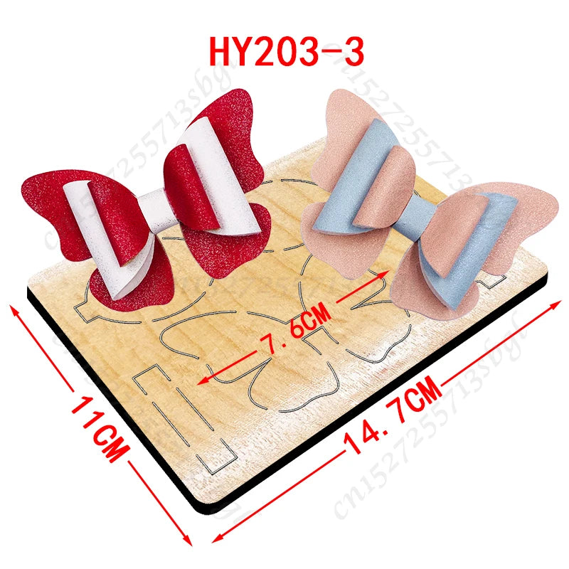Butterfly Bow Cutting Dies New Dies Wooden Dies Suitable for Common Die Cutting Machines on the Market