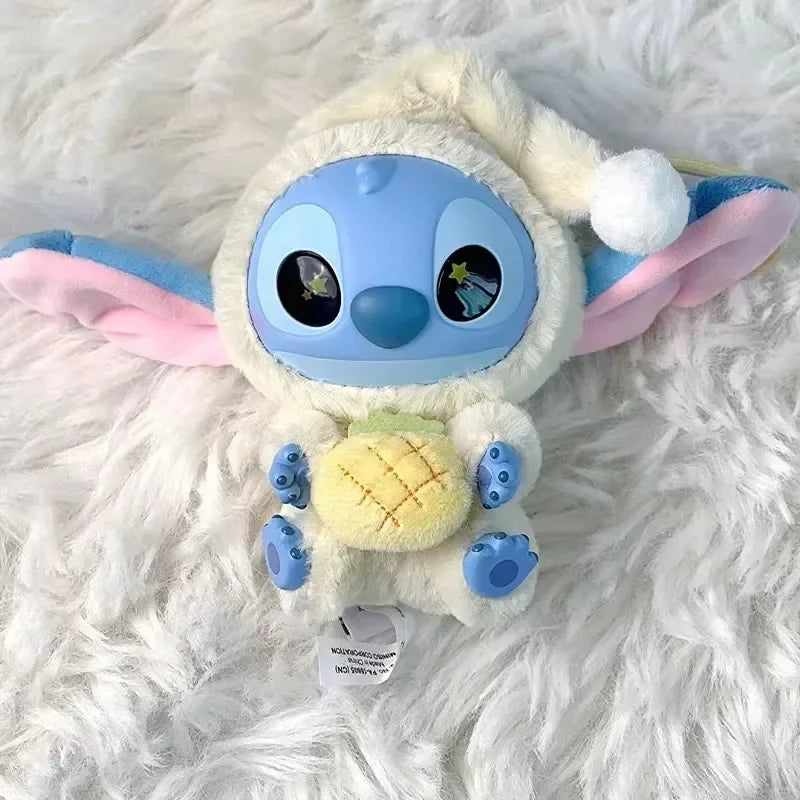 NEW Stitch Eat Something Before Sleep Series Blind Box Plush Dolls Pendant Cute Doll Ornament Mystery Box Surprise Toys Gifts