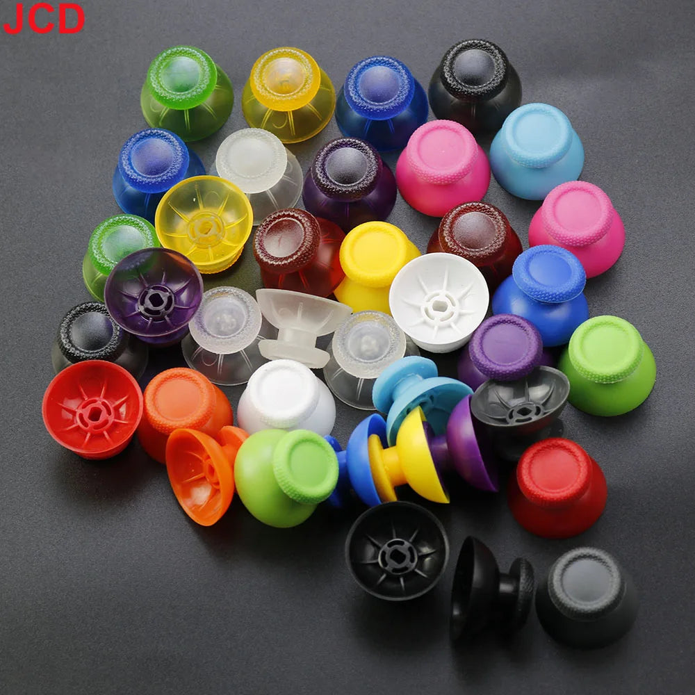 JCD 2pcs 3D Analog Joystick Stick For PS5 Controller Analogue Thumbsticks Caps Mushroom Game Head Rocker Replacement