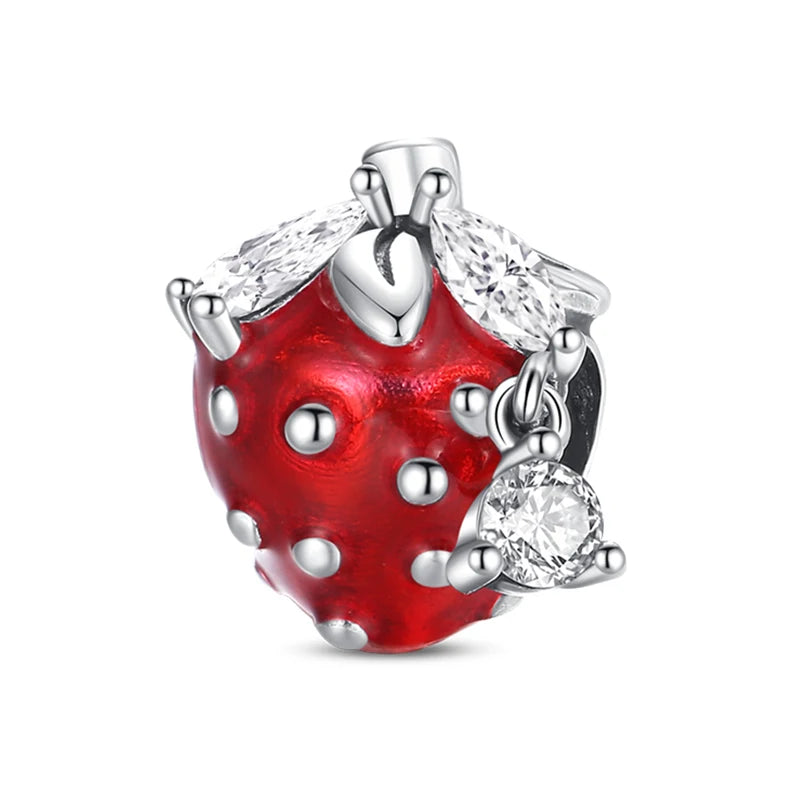 Hot Sale Charms Beads 925 Sterling Silver Pink Perfume Bottle Letter Luminous Firefly Tarot Card Beads Fit DIY Bracelets Jewelry