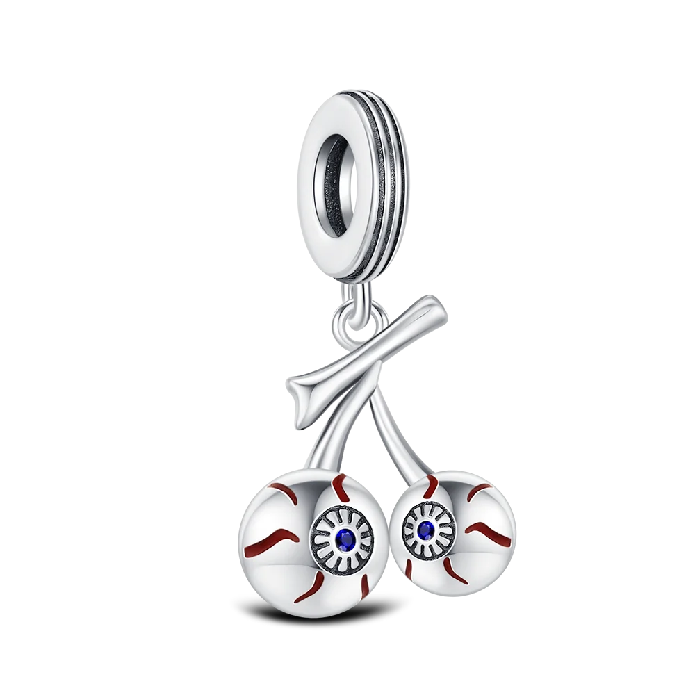 925 Sterling Silver Halloween Charm Ghost Pumpkin Charms Jewelry Making For Women Men DIY Bracelet Halloween Party Jewelry Gift