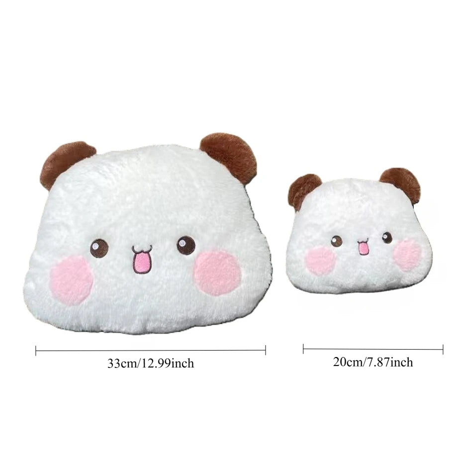 Bubu Dudu Plush Pillow Yier Panda Bear Dolls Lovely Cartoon Stuffed Soft Plushies Car Cushion Sofa Pillows Home Decoration