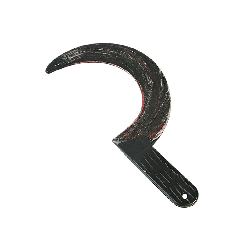 Halloween Fake Bloody Weapons Plastic Knife Axe Sickle Horror Weapons Cosplay Party Props Halloween Decorations Kids Favor Toy