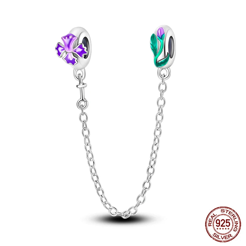 Luminous Bulb Charms Fit Qikaola Original Bracelet 925 Sterling Silver Colorful Balloon House Tram Charms Beads DIY Jewelry Gift