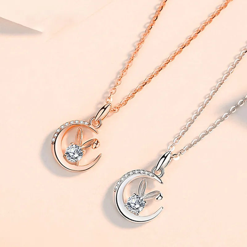 925 Sterling Silver AAA Zircon Necklace Chain High Quality Fashion Jewelry For Women Men Wedding Birthday Party Gift
