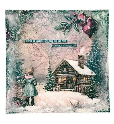 Christmas Blush Winter crackle Holiday Snowy Star frame Metal Cutting Die Silicone Stamp Scrapbook Stencil Photo Album DIY Paper