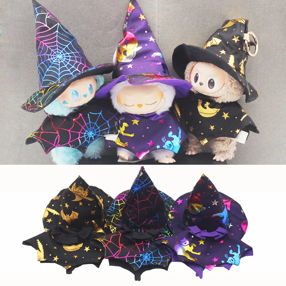 Halloween Suit Clothes For 15-17CM Labubu Doll Clothes Trendy Accessories Skirt Set For Ropa Labubu Fashion Style