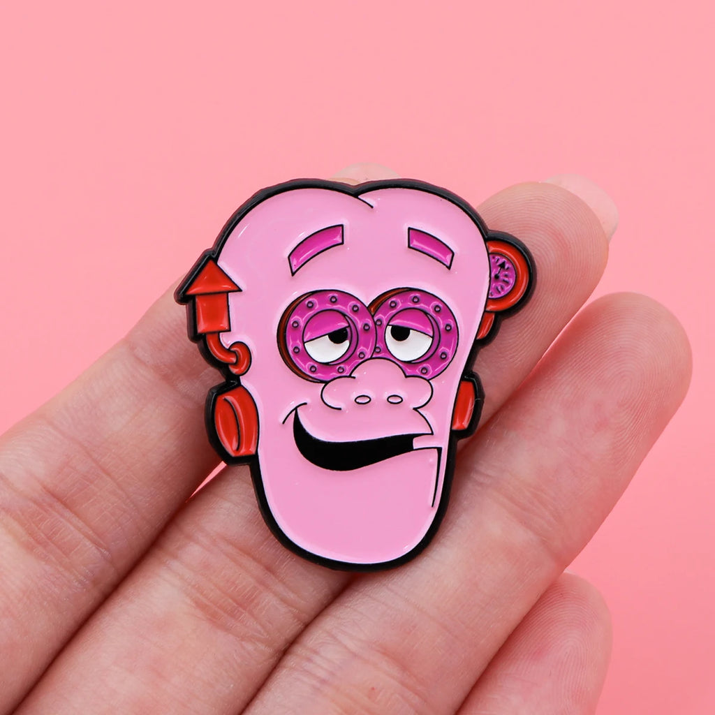 Cute Ghost Enamel Pin Black Cat Badges on Backpack Brooches for Women Lapel Pins Halloween Jewelry Cosplay Accessories Toys Gift