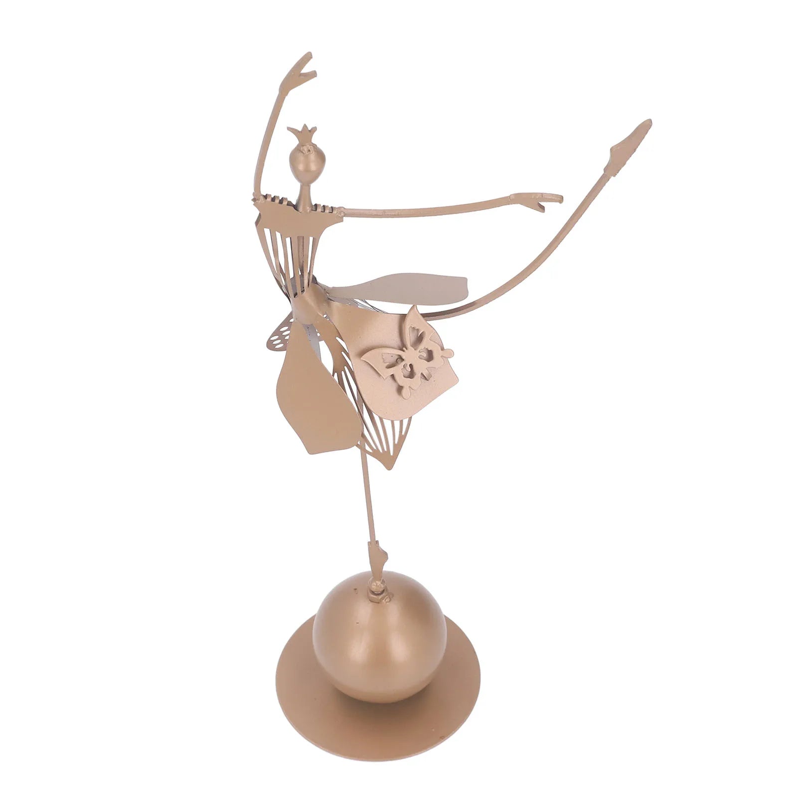 Dancing Girl Garden Statue Dancing Girl Statue Lifelike Waterproof Colorfast Rugged Garden Dancing Girl Decoration for Yard Lawn