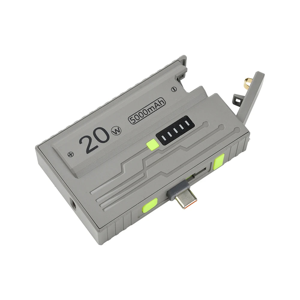 1*21700 Battery Box DIY Kit Battery Charger Case DIY Power Bank Box 20W Fast Charging For Phone Charging Not Including Batteries