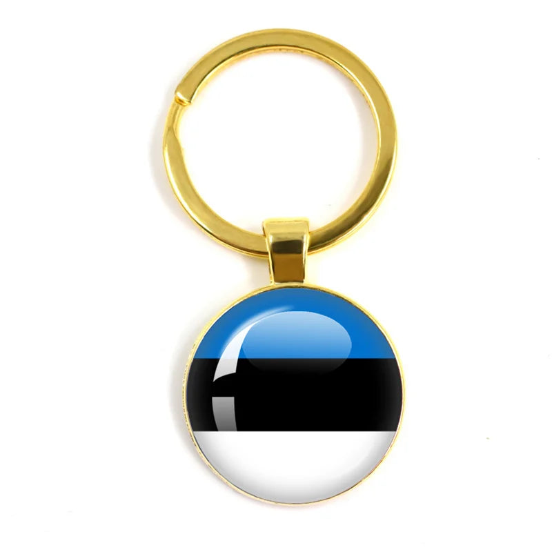 European National Flags, Albania, Andorra, Belarus, Belgium, Bosnia and Herzegovina, Bulgaria, Croatia, Popular Key Chain