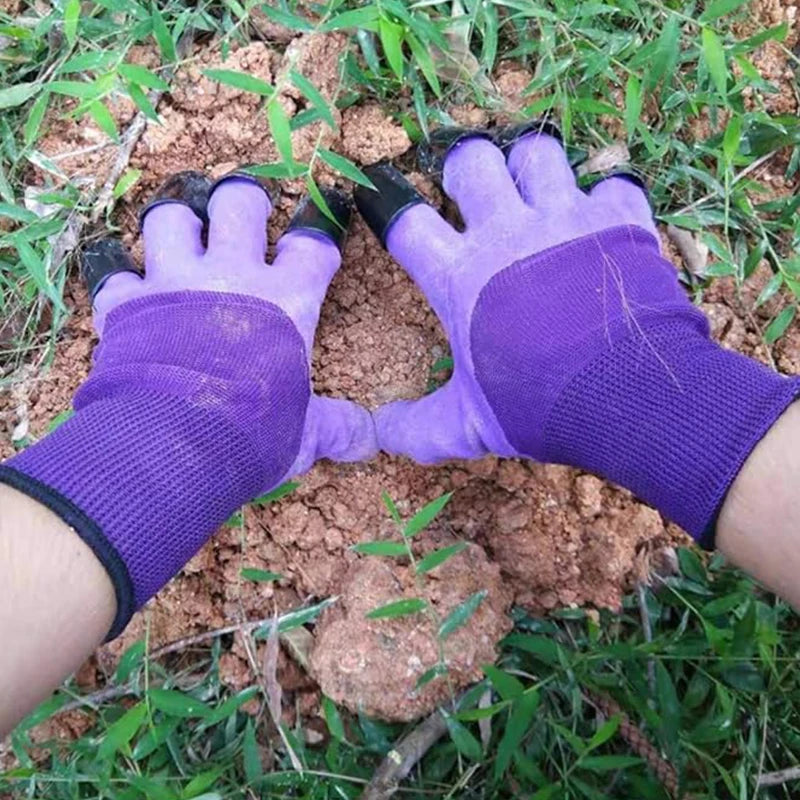 Garden gloves, stab resistant, waterproof, claw resistant, wear-resistant, ground scraping, grass pulling, soil digging, special