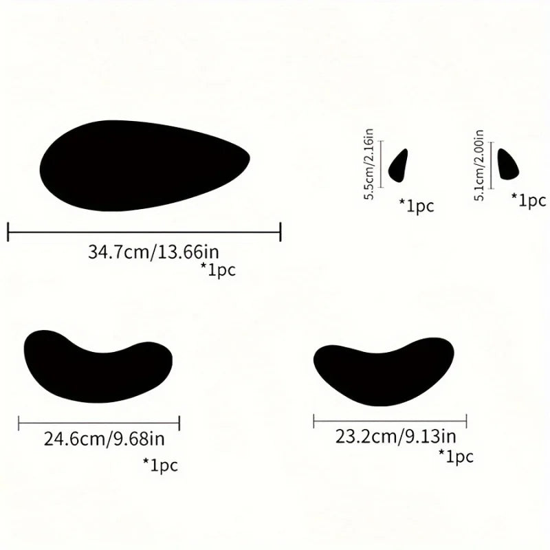 Halloween Ghost Door Stickers, Spooky Wall Decals for Indoor Outdoor Decor, Perfect for Halloween Party Decoration